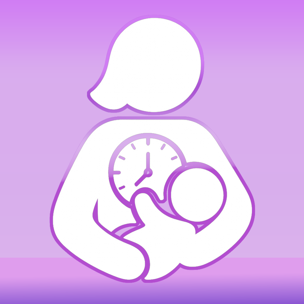 Feeding Timer - Lite app icon with heart and timer